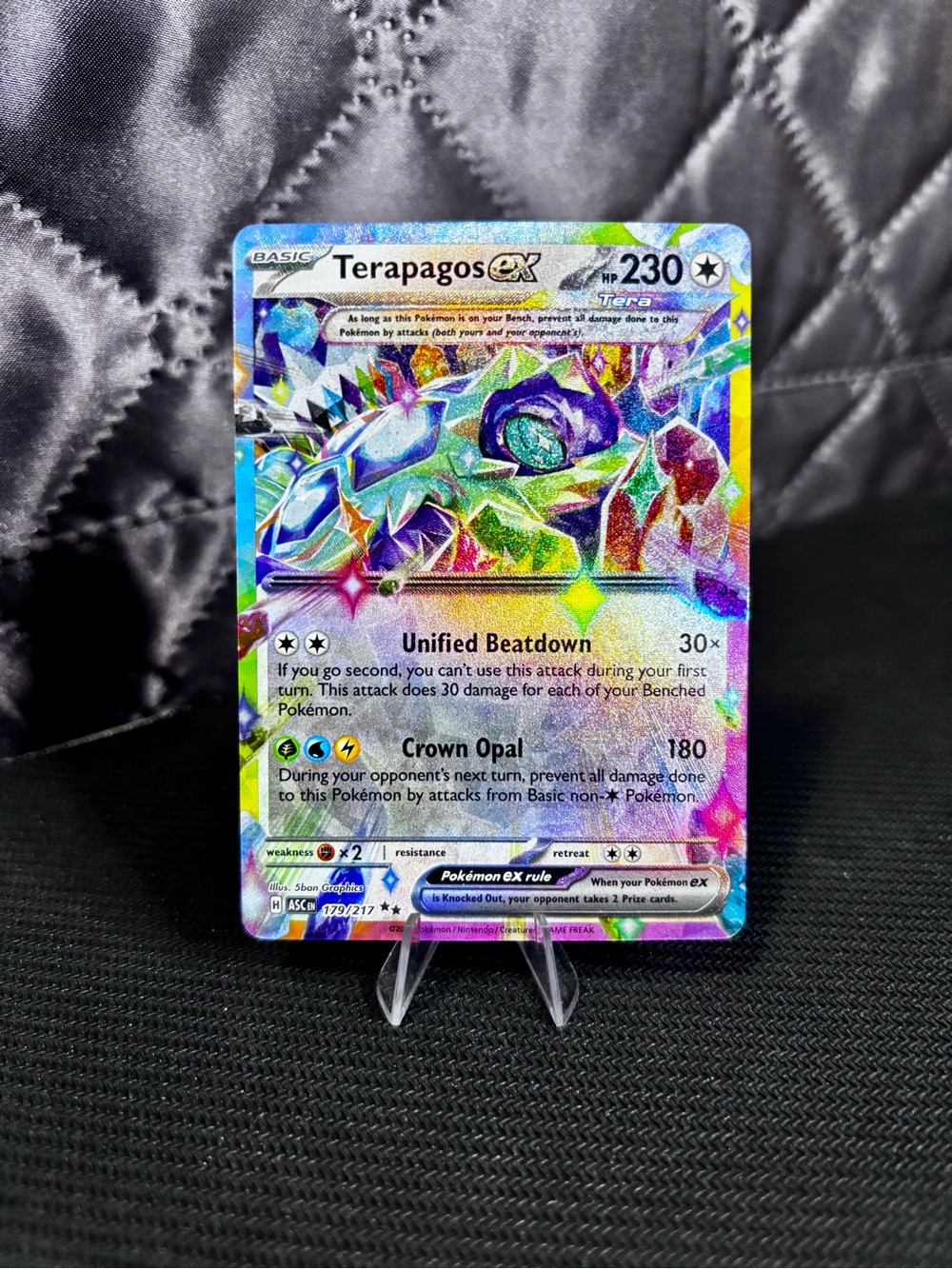 Pokemon Terapagos ex 179/217 Me: Ascended Heroes Holo